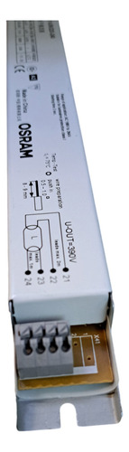 Balasto Electrónico Osram Qt Eco 1x36 T8 Pack X 10 Unidades