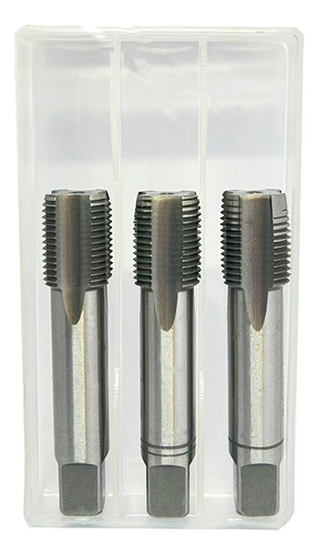 Macho Manual De Aço Rápido Hss M14x1.50mm Com 3 Peças