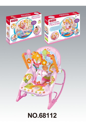 Mecedora Silla Musical Para Bebe 3 En 1 Con Envio Gratis