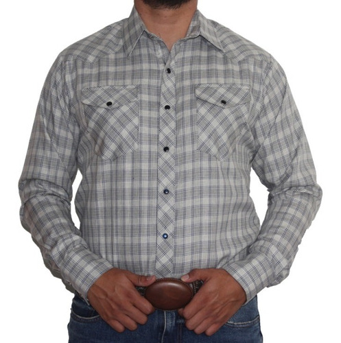 Camisa Vaquera Cuadros Franela, Gran Herradura 