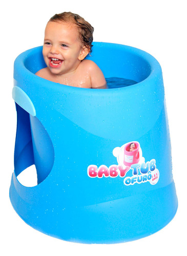 Banheira Babytub Ofurô - De 1 A 6 Anos - Azul - Baby Tub