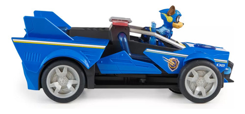 Paw Patrol La Película Chase Vehículo Transformable & Figura