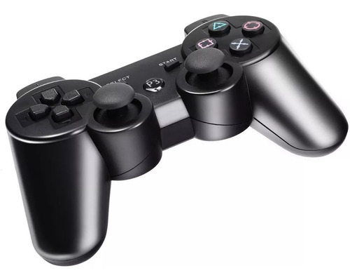 Controle Joystick Wireless Sem Fio Compatível Ps3 Preto