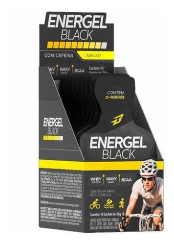 Geles Deportivos Energizantes Con Cafeína: Energel Black