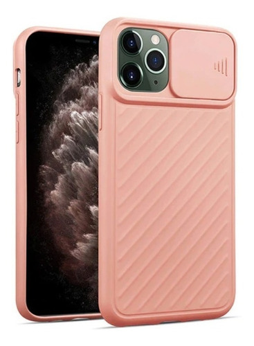 Capa Com Proteção De Lente Para Apple iPhone 11 Pro Max Rose