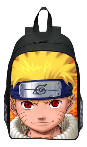 Mochila Escolar Primaria Naruto 3d De 16 Pulgadas 220 .