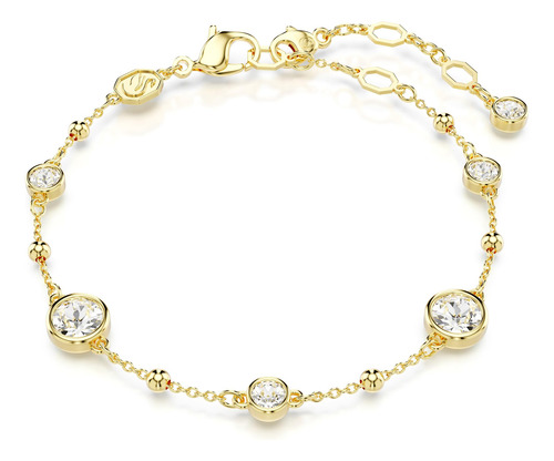 Pulsera Swarovski Imber Con Cristales Transparentes De Talla