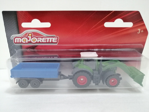 Majorette, Escala 1:64, Tractor Fendt 939 Y Trailer, Metal. 