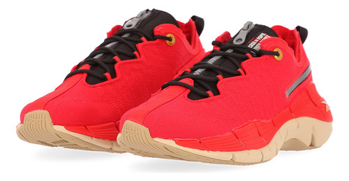 Imagen 6 de 6 de Zapatillas Reebok Zig Kinetica Ii En Rojo | Dexter