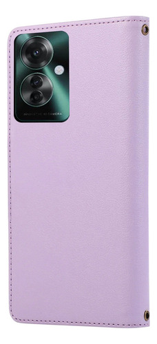 Funda De Piel Tipo Cartera Con Cierre Cruzado Con