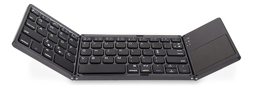 Teclado Bluetooth Plegable Con Trackpad