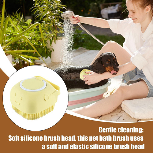 Pincel De Champú Para Perros De Baño Para Perros Scrubber De