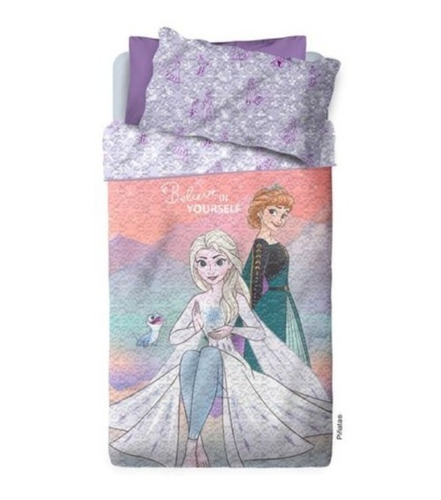 Sábana Y Cubrecama Frozen ® 1½ Set Infantil Completo