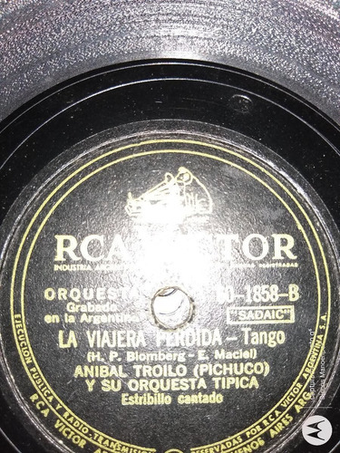 Pasta Anibal Troilo Pichuco Rca Victor C112