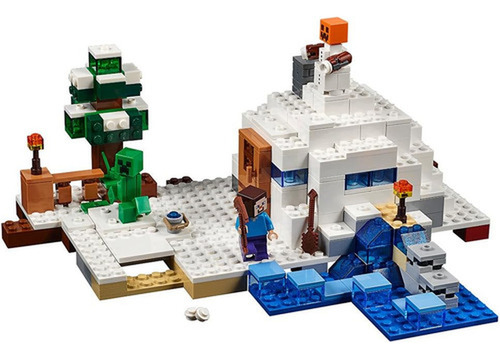 Lego Minecraft La Niebla De La Nieve 21120 Minecraft Toy