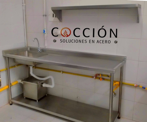 Imagen 6 de 6 de Trampa Para Grasas En Acero Inoxidable Calibre 18