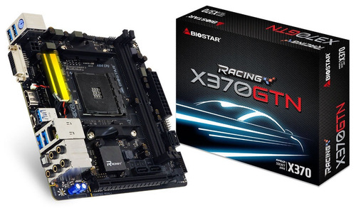 Placa Mãe Biostar X370gtn Amd Am4 Ddr4 Ryzen Mini Itx X370