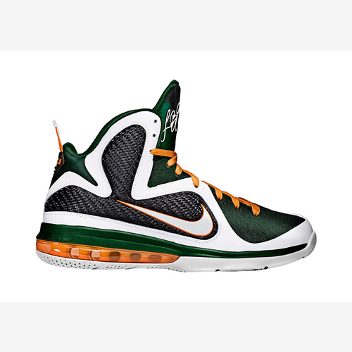 Zapatillas Nike Lebron 9 Miami Hurricanes 469764-102   