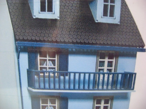 Imagen 2 de 10 de Nico Edificio 3 Pisos Pintado Miniature World H0 (mntw 24)