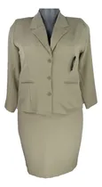 Comprar Conjunto Traje Sastre Formal Dama Uniforme Saco Falda Blanco