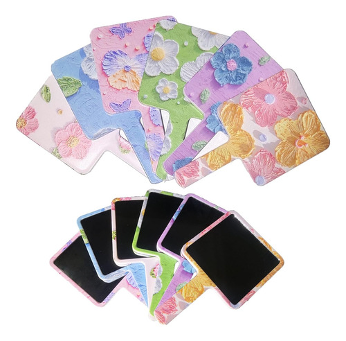 6 Espejos De Mano, Espejo De Maquillaje De Mano Con Flores