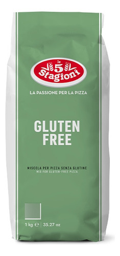 Harina Para Pizza Sin Gluten Le 5 Stagioni 00 - 4 Kg
