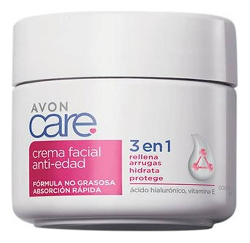 Crema Facial Antiedad Care 3 En