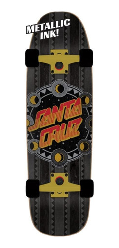 Patineta Santa Cruz Iridescent Hand 80s Cruzer 