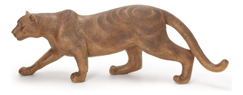 Escultura Pantera Poliresina Animal Poder Mart 14894