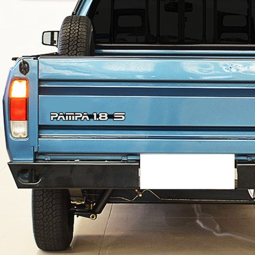 Imagem 3 de 6 de Kit Faixa Ford Pampa 1994 Adesivo Lateral Modelo Original