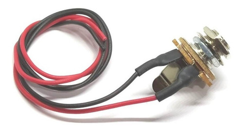 Imagem 2 de 3 de Jack Mono P10 Guitarra E Baixo Alpha Com Rabicho 30 Cm