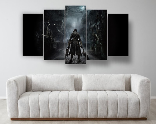 Set 5 Cuadros Decorativos Canvas Bloodborne 2