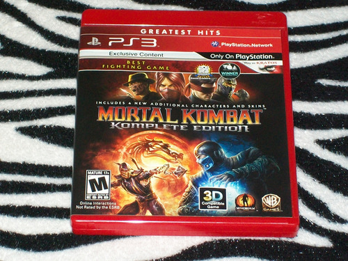 Mortal Kombat: Komplete Edition Fisico Ps3