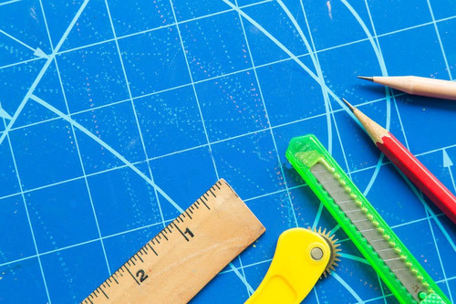 Imagen 7 de 7 de Tapete, Lámina De Corte Doble Lado, Manualidades, Maquetas