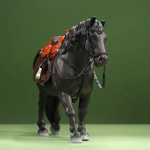 Figura De Caballo A Escala 1/12, Figuras Negro