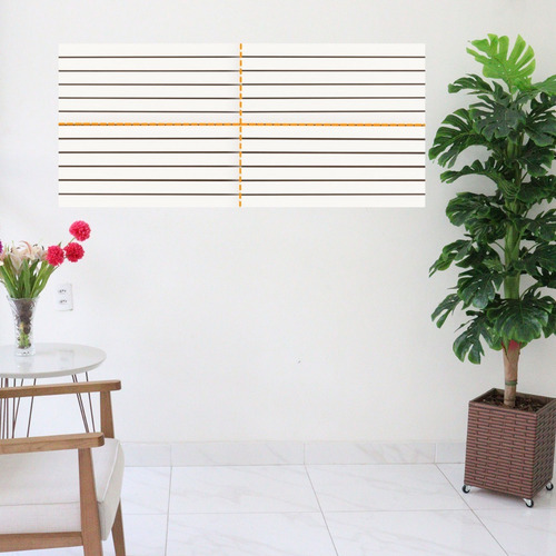 Kit 4 Painel Canaletado Mdf Para Loja 0,61 X 1,22 - Branco