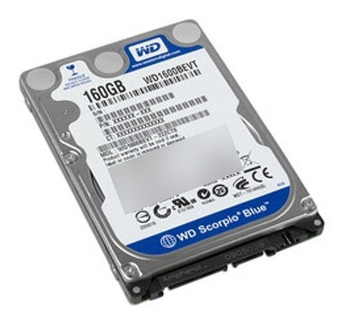 Disco Duro 2.5  Wd Blue 160gb Sata 2 7200 Rpm