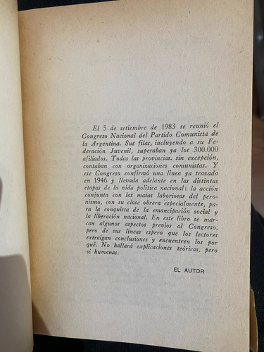 Viaje Por El Partido De Los Comunistas Arturo Marcos Lozza (Usado)