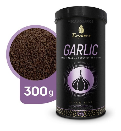 Suplemento Peixe Aquário Marinho Poytara Garlic 300g Apetite