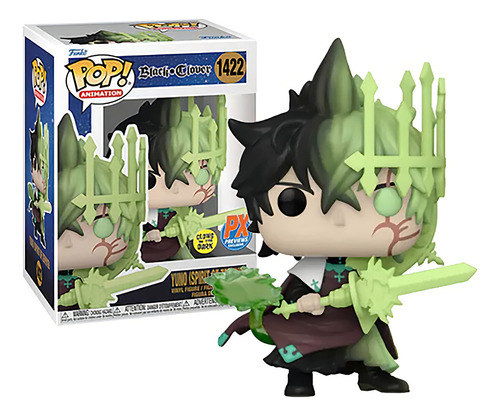 Funko Pop Yuno (spirit Of Zephyr) #1422 Px Previews Glows
