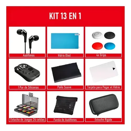 Accesorios 13 En 1 Compatible Con Nintendo Switch Oled