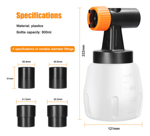Kit De Conversión De Soplador Eléctrico A Pulverizador De Pi