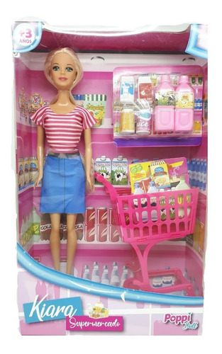 Muñeca Poppi Doll Kiara Supermercado