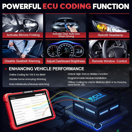 Escaner Profesional Kingbolen K10 Topologia Ecu Codificacion