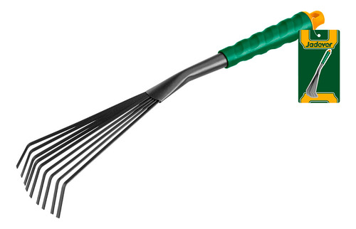 Rastrillo De Mano Jardineria Barre Hojas 380mm