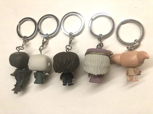 Funko Pop Llavero Harry Potter Dumbledore Voldemort Doby Dem