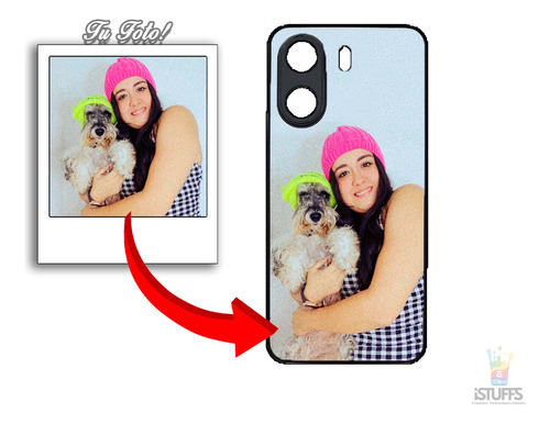 Funda Protector Para Xiaomi Personalizada Foto Imagen Logo