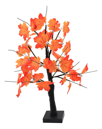 De Hojas De Arce De Otoño Iluminado, 24 Centros De Mesa