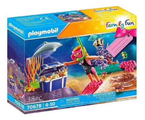 Playmobil Mergulhadora De Caça Ao Tesouro Sunny 70678