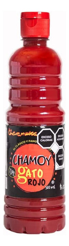 Salsa Chamoy Gato Rojo 500 Ml Charamusca